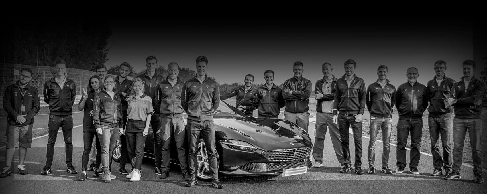 Das Instruktoren-Team der School of Racing